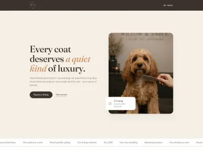 Warm and Personal sample site
